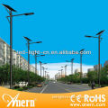 80w ip65 8m street lighting pole with panel bracket and arm